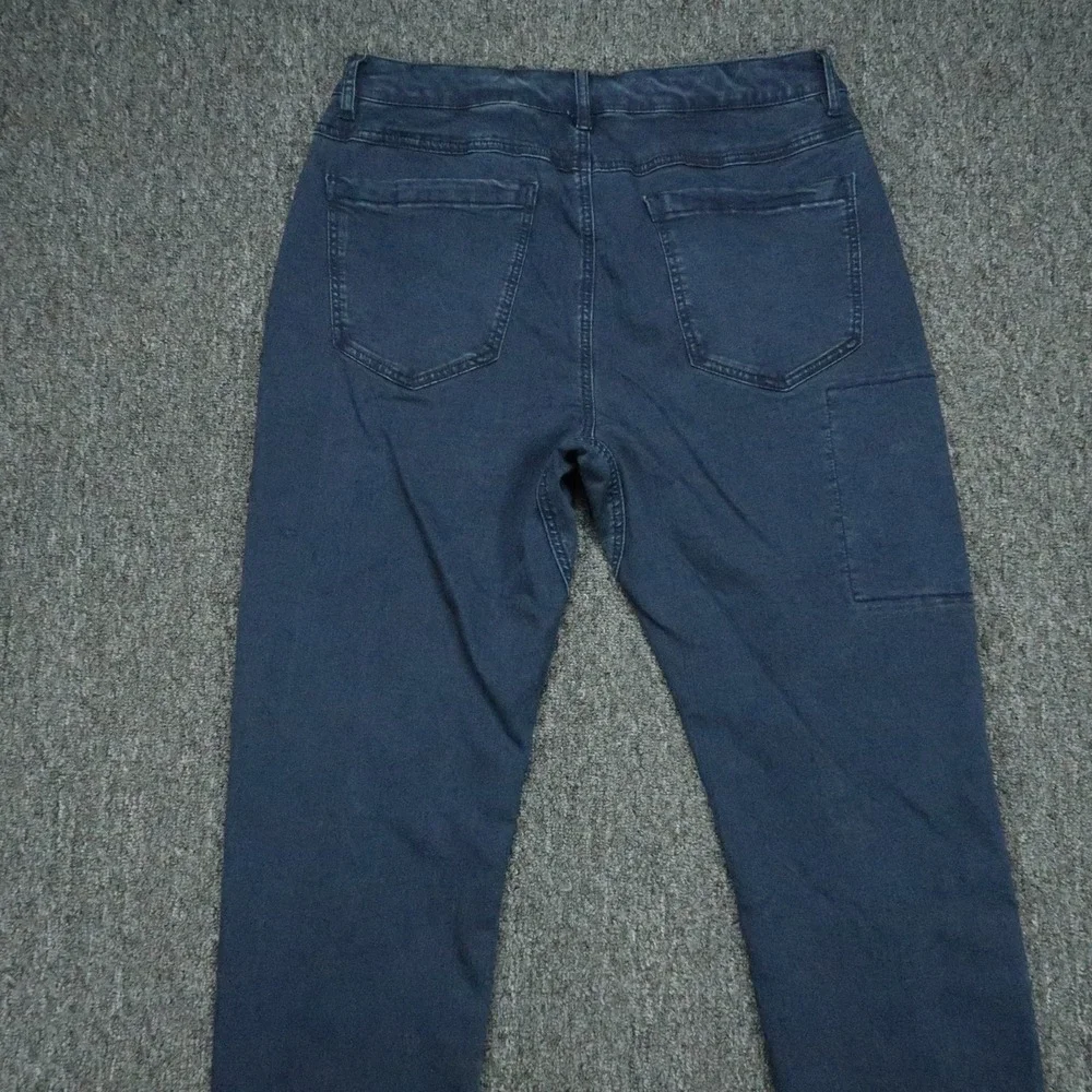 BYLT Jeans Mens 34x33 Blue Tech Denim Everyday Straight Zip Pocket Stretch
